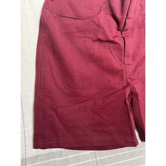 Vintage Medalist Sand Knit Shorts Mens Large Red Coach 80s Football Softball. Hh - Picture 2 of 6